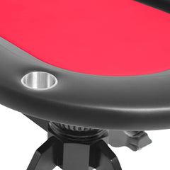 BBO POKER The Elite Poker Table with Black Racetrack