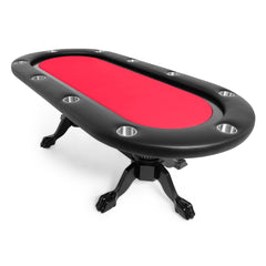 BBO POKER The Elite Poker Table with Black Racetrack