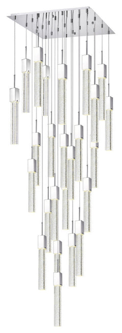 Sparkling Night Chandelier Vertical // XL 25 Light Finesse Decor