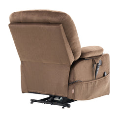 Power Lift Recliner Chair for Elderly Heat and Massage Electric Recliner Large