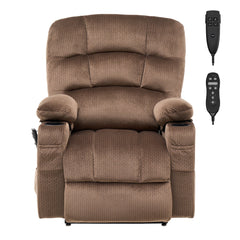 Power Lift Recliner Chair for Elderly Heat and Massage Electric Recliner Large