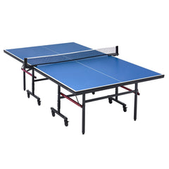 VEVOR Ping Pong Table Foldable Table Tennis Game Table Indoor with Clamp Net