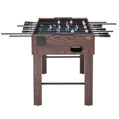 VEVOR Foosball Table, 55 inch Standard Size Foosball Table, Indoor Full Size Foosball Table for Home, Family, and Game Room, Soccer with Foosball Table Set, Includes 4 Balls and 2 Cup Holders