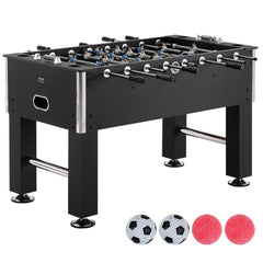 VEVOR Foosball Table, 55 inch Standard Size Foosball Table, Indoor Full Size Foosball Table for Home, Family, and Game Room, Soccer with Foosball Table Set, Includes 4 Balls and 4 Cup Holders